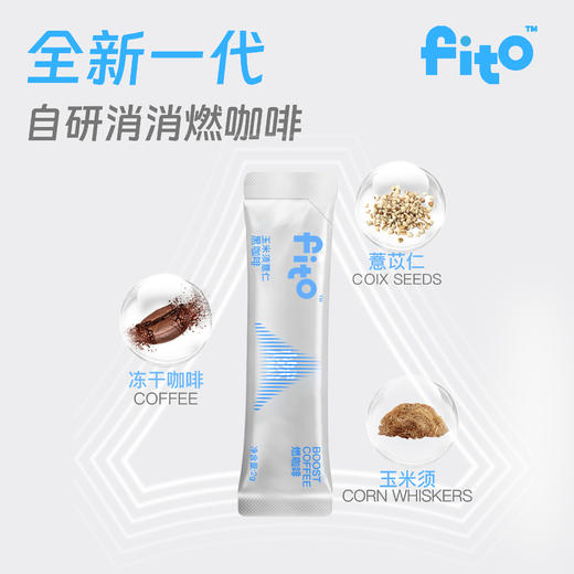 FITO 姜黄肉桂燃咖啡/玉米须薏仁消消咖 速溶冻干咖啡 体重管理提神专注B 商品图3