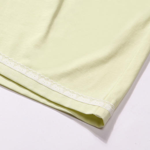 都市丽人生活家居春夏睡衣女凉感无尘棉家居服薄款短袖短裤女士套装新年本命年红品LH41B9 商品图7