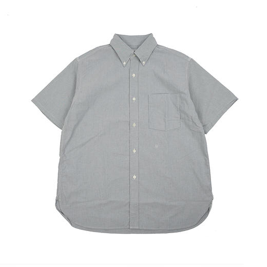 nanamica Button Down Wind S/S 男装纽扣领机能性经典短袖衬衫 商品图0