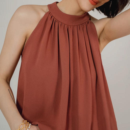 裁缝学苑AS213挂脖吊带背心纸样法式A版无袖上衣女装服装打板 商品图2