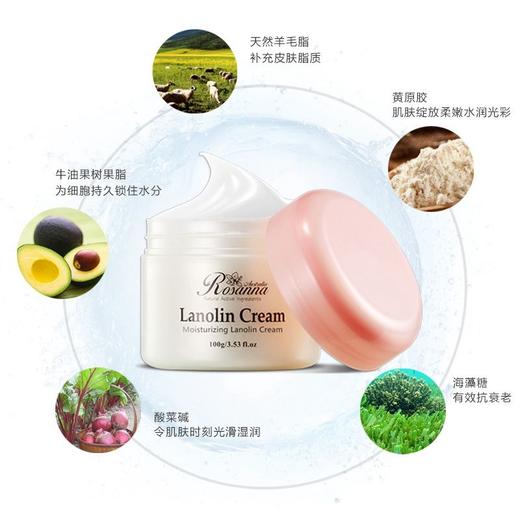 诺珊娜 绵羊油保湿霜 2瓶/4瓶装 100g/瓶 商品图2