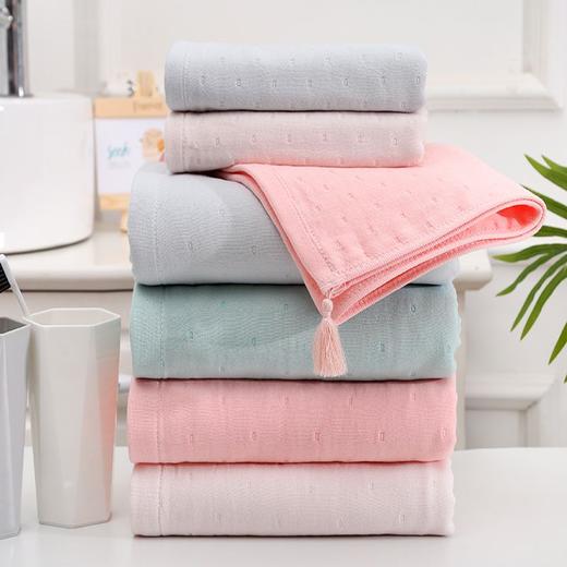 【2条装】自然醒四层竹纤维面巾洗脸家用吸水不掉毛抑菌男女情侣擦头发洗澡巾WDF 商品图0