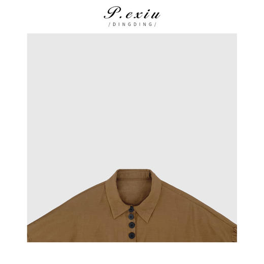 04-3潘依绣丁丁宠粉PanYiXiu/潘依绣人丝-法式温柔风气质时尚百搭长袖衬衫 W-61672 商品图3