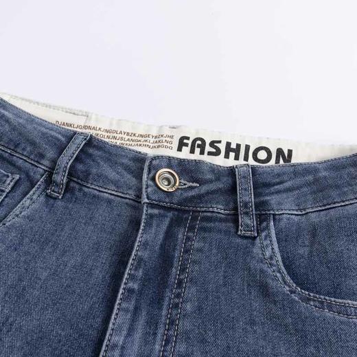 【断码清仓】HX 夏季水洗牛仔九分裤S210420009101 商品图3