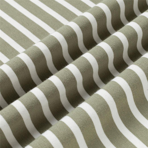 【桑蚕丝混纺】罗蒙春夏绣花胸标海魂衫t恤男长袖t恤男时尚条纹t恤长袖男 商品图8