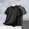 【冰丝高弹】【新款DDP】大依优型大码短袖Polo衫前胸印花无痕翻领加肥加大男士大号弹力透气舒适夏季半袖 商品缩略图1