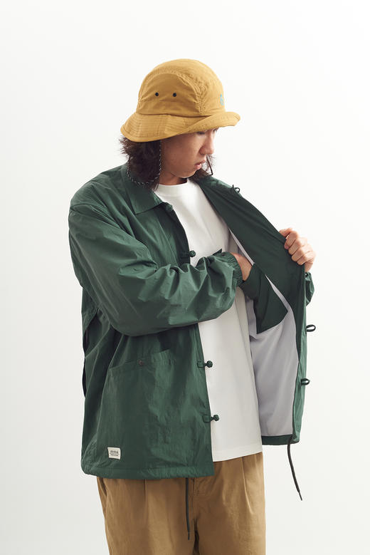 吃茶去chichaqu2024新中式盘扣尼龙教练夹克外套休闲百搭 商品图3