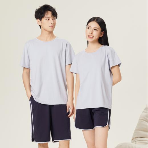 连绵·棉氨凉感短袖短裤情侣家居服（男/女） 商品图1