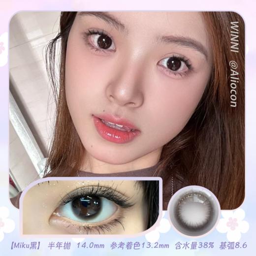 *Winni温妮Miku黑 糖霜黑莓 14.0mm【半年抛1片】 商品图0