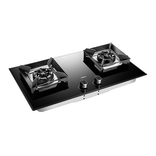 老板（Robam）3D速燃科技  5.0kw大火力 一级能效 无极控火控温 易清洁设计 熄火保护 黑晶玻璃面板 双线圈打火  JZT-57B1K天然气 商品图1