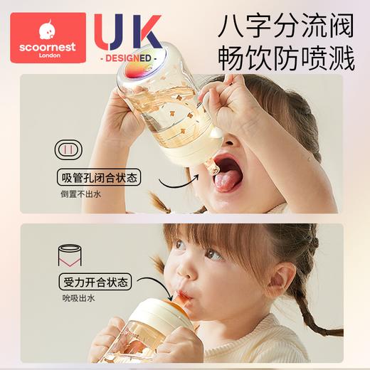 科巢彩虹奶瓶杯学饮杯宝宝婴儿喝水杯吸管杯儿童6个月以上鸭嘴杯 商品图1