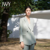 IWY/清新绿色西装套装宽松版休闲韩版显瘦商务西服干练ol职场服装C14218+P14218 商品缩略图1