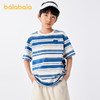 巴拉巴拉童装短袖条纹t恤男童夏季新款亲子纯棉打底上衣女酷 商品缩略图2