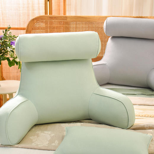 纯色系列多功能靠枕床头靠垫软包大靠背 商品图0