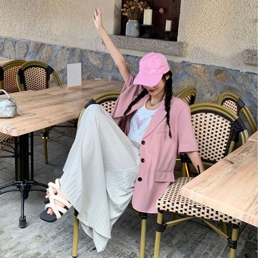 【夏日显瘦，时尚优雅】山本半身裙女中长款 夏季过膝显瘦长裙 复古A型褶皱慵懒风裙子 淑女范十足！ 商品图3