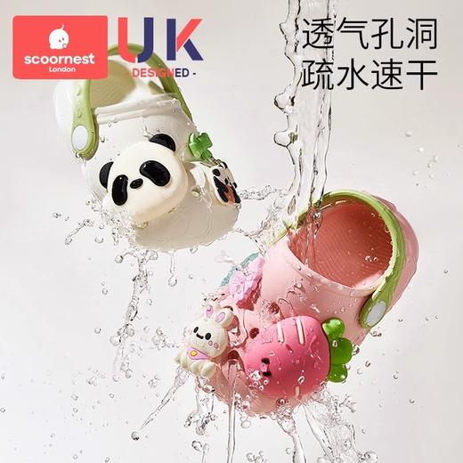 科巢儿童拖鞋宝宝洞洞鞋夏季男女童包头凉拖婴幼儿室内家居防滑鞋 商品图3