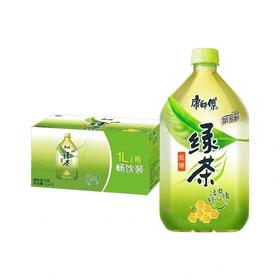 康师傅绿茶低糖蜂蜜茉莉味1L*12/箱【FY]