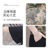 QYM-24NQ41中国风小衫中老年女装旗袍领印花衫+黑色直筒长裤 商品缩略图3