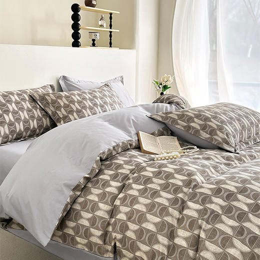 百丽安娜数码长绒棉印花四件套几何汇 商品图2