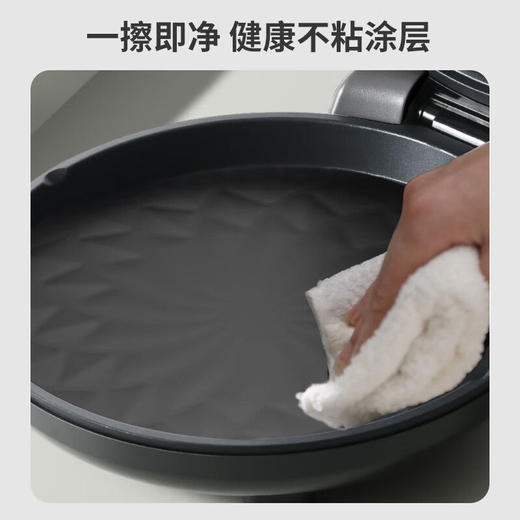 利仁电饼铛家用双面加热加深烤盘煎饼锅烙饼锅电煎锅三明治早餐机 商品图7