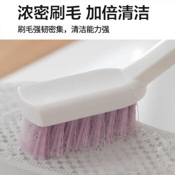 茶花 鞋刷衣服刷子硬毛刷鞋刷子洗衣刷洗鞋地刷马桶刷清洁刷鞋神器* 商品图6