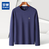 14LP37071【精美印花】罗蒙春秋长袖t恤男休闲打底衫男舒适圆领男士长袖t恤上衣 商品缩略图3