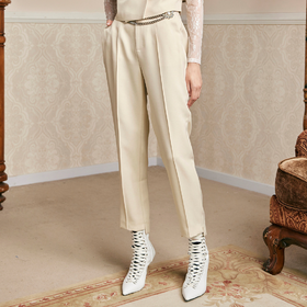 MAXRIENY | 时髦OL烟管裤2023秋季高腰休闲裤显瘦九分裤(货号:MC87PA514)