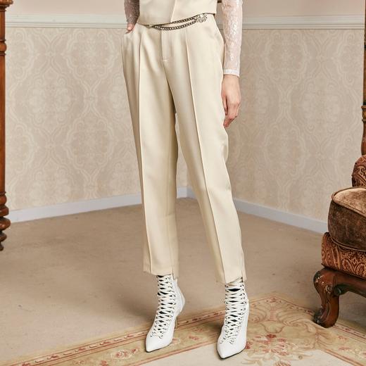 MAXRIENY | 时髦OL烟管裤2023秋季高腰休闲裤显瘦九分裤(货号:MC87PA514) 商品图0