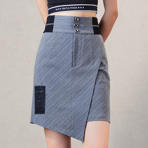 MAXRIENY丨高腰半身裙女2022春季设计感显瘦拼接包臀裙洋气短裙(货号:MS87SK009) 商品图0