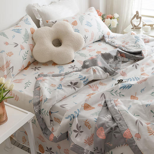 百丽安娜四季全棉夏凉被-朵拉花园 商品图5