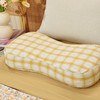 森系格纹曲线枕荞麦壳枕头护颈椎病荞麦皮睡眠四季 商品缩略图0