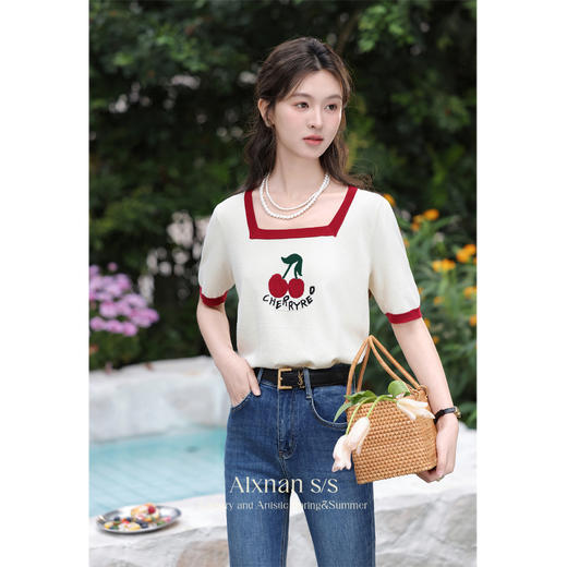 鹿向南《蔚蓝海洋》蓝色牛仔裤L35025 商品图2