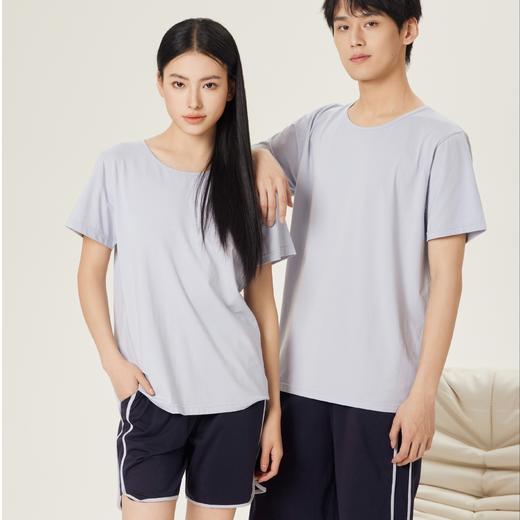 连绵·棉氨凉感短袖短裤情侣家居服（男/女） 商品图9