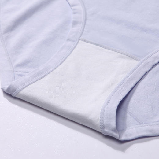 都市丽人基础系列舒肤棉内裤女50S棉纯棉女士内裤低腰平角内裤LK45E1 商品图8