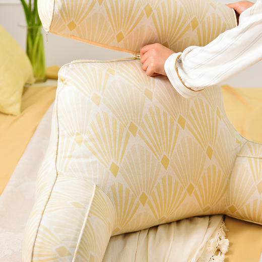 盖茨比系列多功能靠枕床头靠垫软包大靠背 商品图3