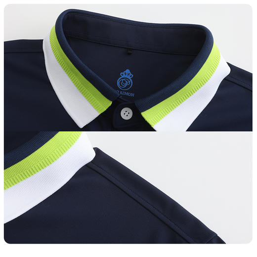 BNS-110B（PROSIMON高尔夫男款春夏横机领短袖Polo衫） 商品图2