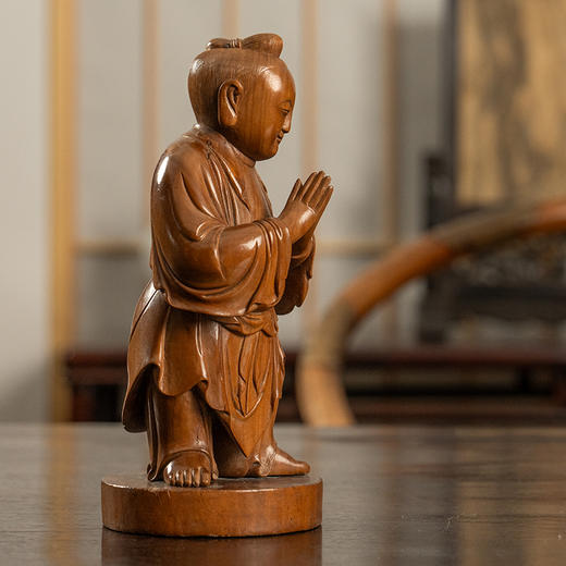 清 黄杨木雕善财童子 商品图1