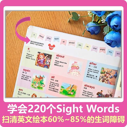 迪士尼手指点读发声书英语启蒙300词 商品图2