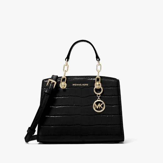 1楼MK MICHAEL KORS CYNTHIA 小号压纹牛皮手提包 商品图0