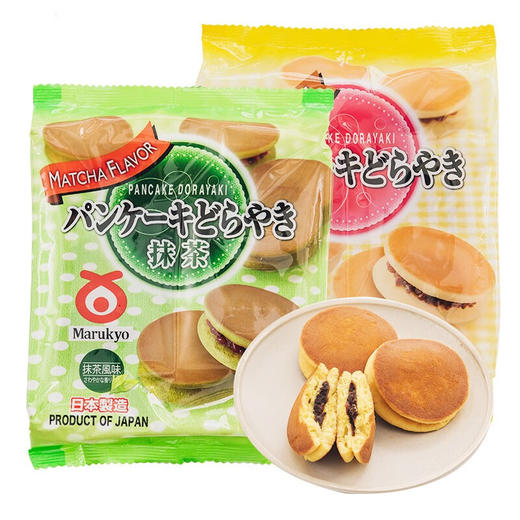 日本丸京铜锣烧蛋糕/抹茶味铜锣烧蛋糕310g 细腻松软醇香浓郁 058249/058583 商品图0
