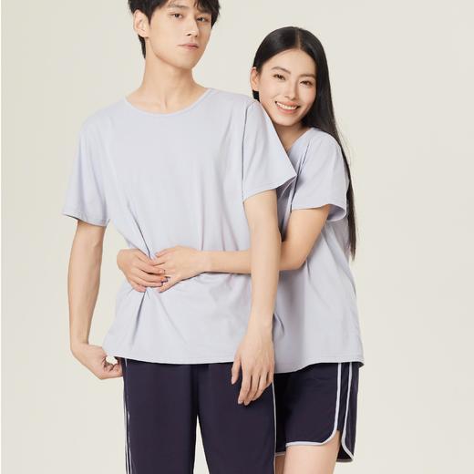 连绵·棉氨凉感短袖短裤情侣家居服（男/女） 商品图5
