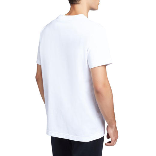 Giuseppe Zanotti 男士签名徽标刺绣棉质圆领短袖T恤 白色 ERU4000001 商品图2