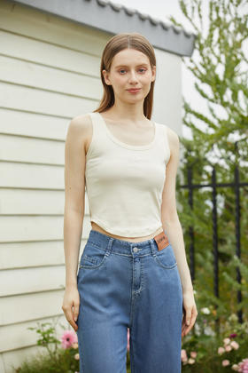 【第二件 0 元｜ 满2件 5 折】【秀黛】女时尚罗纹背心女士背心L2776011T【门店同款】