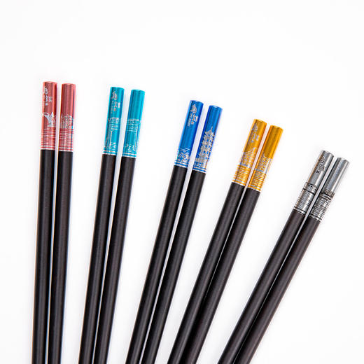 乌镇西栅景区筷子铺特色建筑筷5双装 商品图2