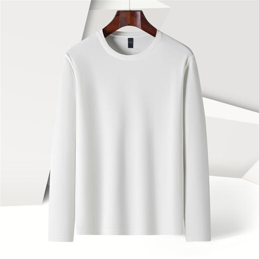 【珠地面料】罗蒙春夏圆领t恤男长袖t恤男舒适男士t恤长袖上衣男体恤 商品图6