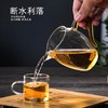 创意加厚公道杯玻璃彩把日式分茶器耐高温茶道配 件耐热透明高档 商品缩略图2