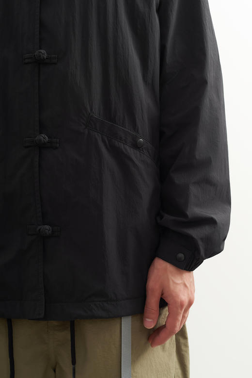 吃茶去chichaqu2024新中式盘扣尼龙教练夹克外套休闲百搭 商品图6