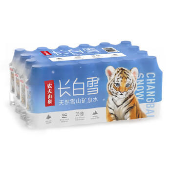 农夫山泉长白雪矿泉水 饮用天然矿泉水350ml*24瓶 整箱 /食品饮料 /饮料冲调 /饮用水 商品图4