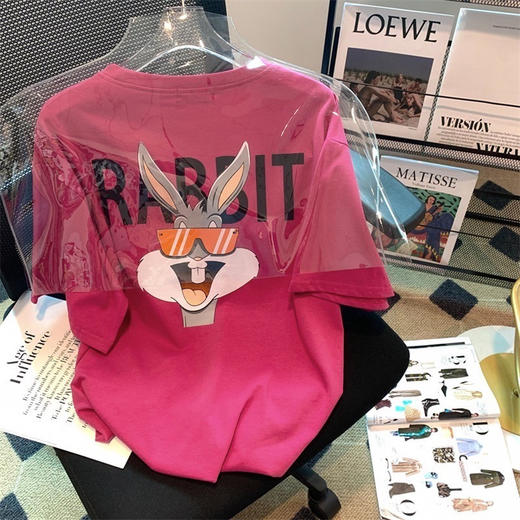 49.9两件，已售10万+🔥🔥，Kermiss&Coular【KC】夏季必备卡通图案短袖t，精梳棉品质、耐磨耐蹭8、色可选，100%纯棉 商品图2