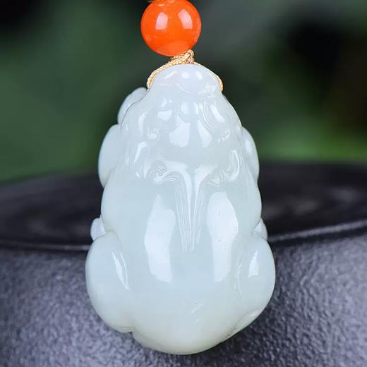 【经典】和田玉白玉貔貅吊坠 玉质温润 圆滑有致 抛光精细 匠心之作 商品图2